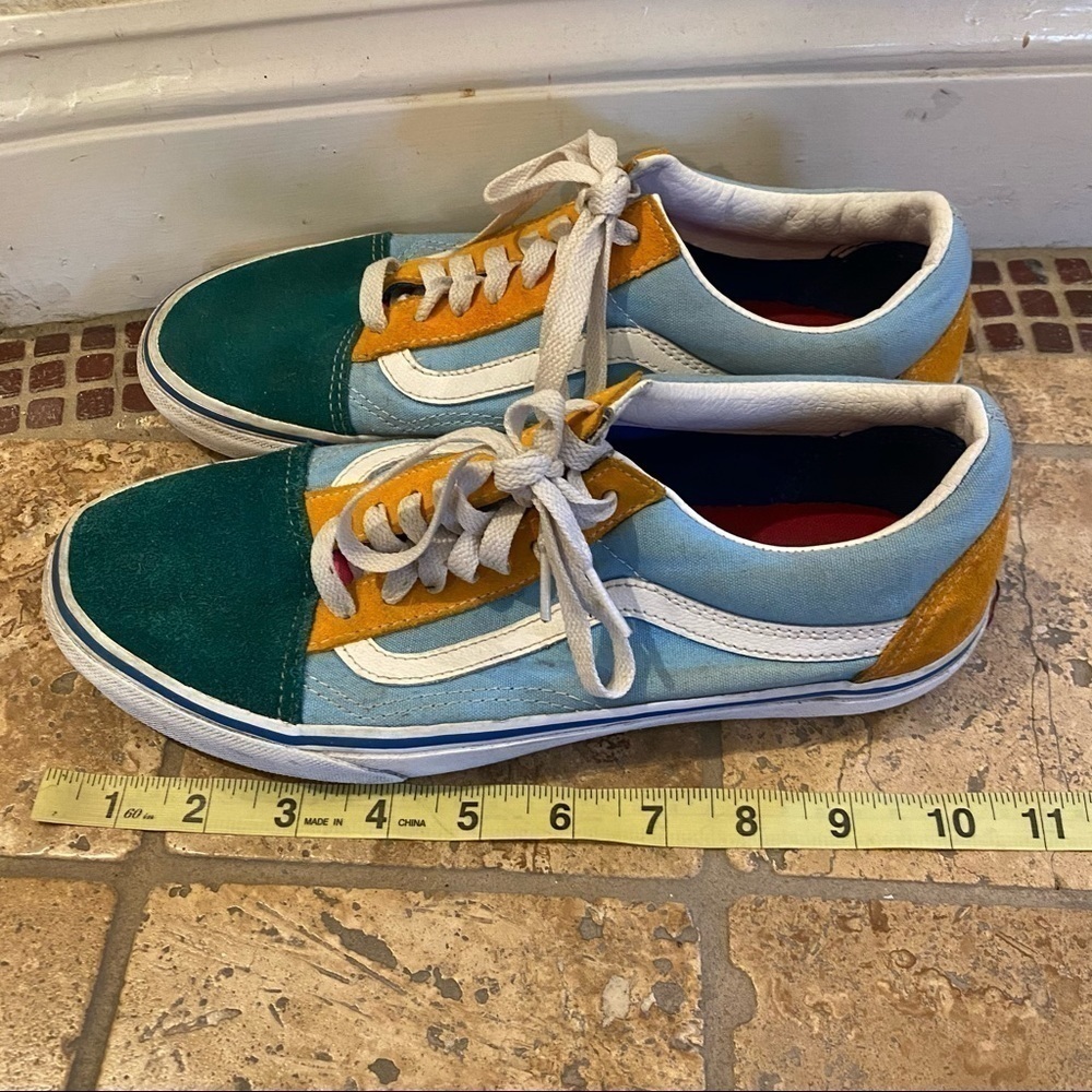VANS Color Block Multi-Color Shoes Size 8 - Picture 12 of 12